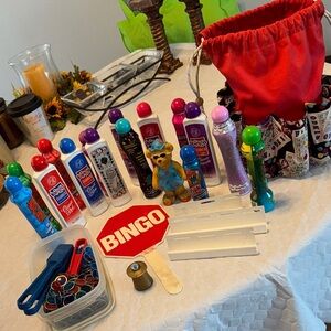 Colorful Bingo Bundle Set with Red Bag